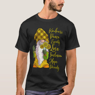 格言の親切平和平等愛の包摂希望 Tシャツ