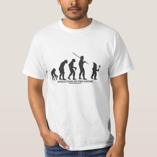 格言の進化 Tシャツ (正面)