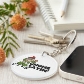 格言のSayinのおもしろいなスワッグの格言 キーホルダー (正面右)