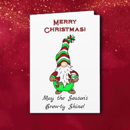 格言はコーヒーの場所 |かわいいクリスマス カード