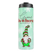 格言はコーヒーの場所 |かわいいクリスマス タンブラー (正面)