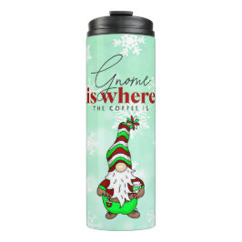 格言はコーヒーの場所 |かわいいクリスマス タンブラー