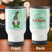 格言はコーヒーの場所 |かわいいクリスマス トラベルマグ