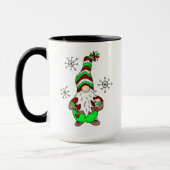 格言はコーヒーの場所 |かわいいクリスマス マグカップ (左)