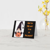 格言はハロウィーンの準備ができている カード (黄色い花)