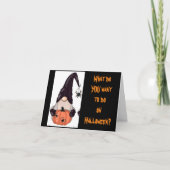 格言はハロウィーンの準備ができている カード (正面)