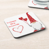 格言はバレンタイン格言で私を愛することだ コースター (左側)