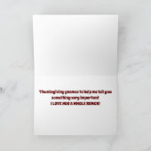 格言は彼または彼女があなたを愛していることを知ってほしい シーズンカード (内部)