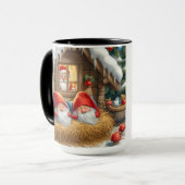 格言は眠っているクリスマスコーヒーマグカップを見る マグカップ (正面左)
