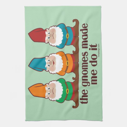 格言は私にそれをさせます キッチンタオル (縦)