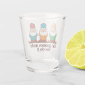 格言は私にそれをさせます ショットグラス (裏面)