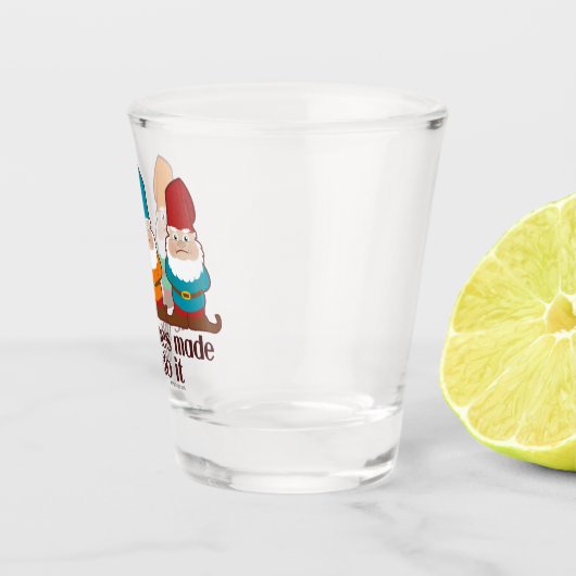 格言は私にそれをさせます ショットグラス (右)