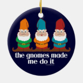 格言は私にそれをさせます セラミックオーナメント (裏面)