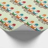 格言は私にそれをさせます ラッピングペーパー (角)