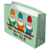 格言は私にそれをさせます ラージペーパーバッグ (裏面アングル)