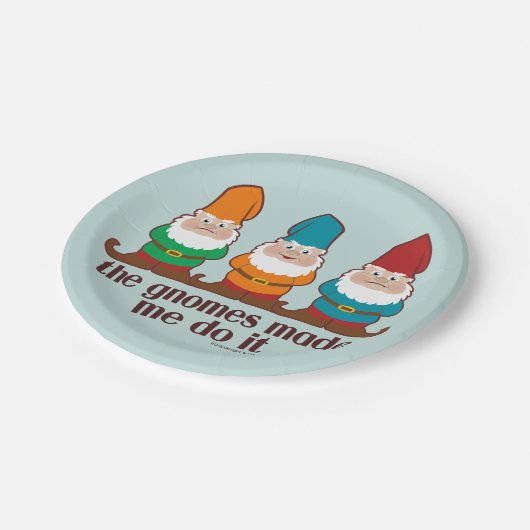 格言は私に青いそれをさせます ペーパープレート (アングル)