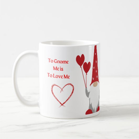 格言は私を格言で愛する コーヒーマグカップ (左)