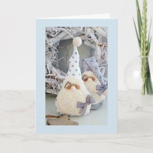 格言は聖降誕祭のお祝いの言い方を知っている** シーズンカード (正面)