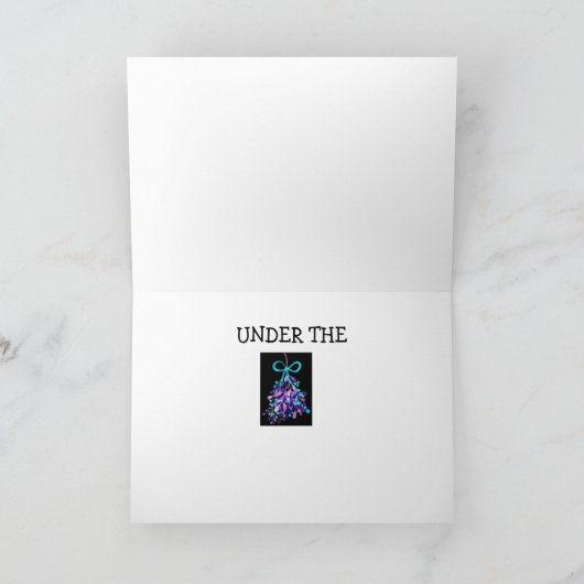 格言は「ミスタントウの下で会う」と言う カード (内部)