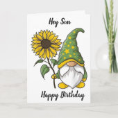 格言は「40番目の幸せ」を祈る誕生日 カード (正面)