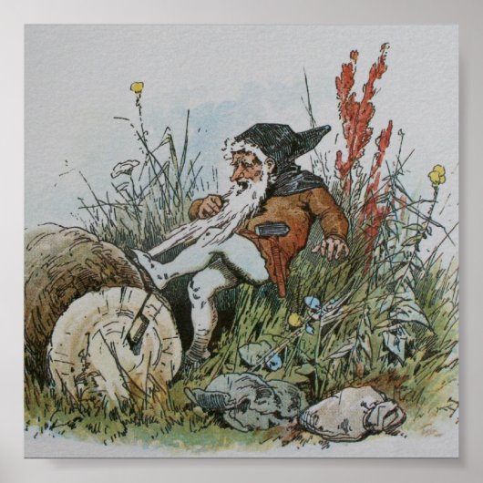 格言ひげをはやした丸太 ポスター (正面)