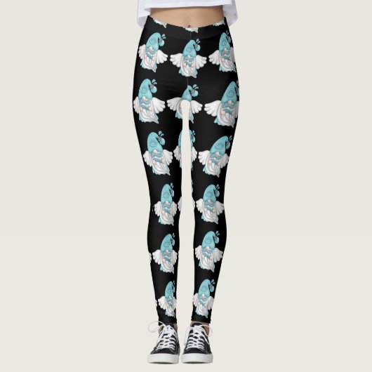 格言アクエリアスアストロロジーサインエンジェルレギンス レギンス (正面)