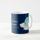 格言アクエリアス星占いサインエンジェルあなたの名前 コーヒーマグカップ (正面右)