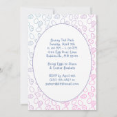 格言アットナイトハッピーイースターエッグ狩り 招待状 (裏面)