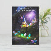 格言アットナイト&エッグスイースターディナー 招待状 (スタンド正面)