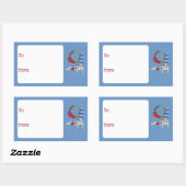 格言アットホームギフトラベル 長方形シール (シート)