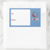 格言アットホームギフトラベル 長方形シール (バッグ)