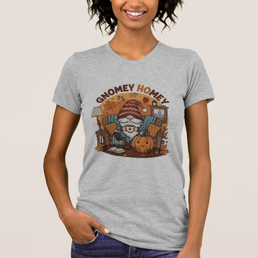 格言アットホームシーズンカボチャデザイン Tシャツ (正面)