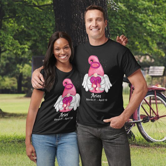 格言アリー〔占星術の〕十二宮図星占いサインエンジェルユニセックス Tシャツ