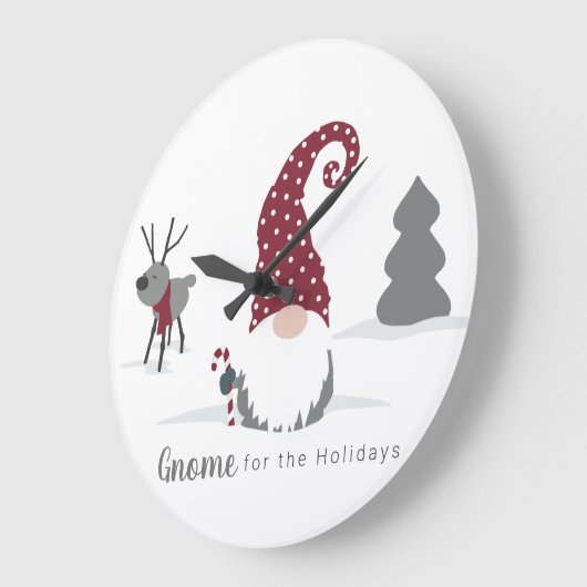 格言アンドトナディアスカンジナビアデザイン ラージ壁時計 (傾斜)