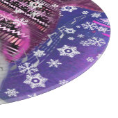 格言インパープルハットクリスマスカットボード カッティングボード (角)