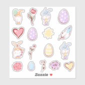 格言イースターのステッカーセット |ダイカットのシール シール (シート)