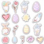 格言イースターのステッカーセット |ダイカットのシール シール (正面)