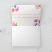 格言イースターカード シーズンカード (内部)