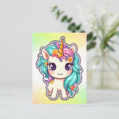 格言イースターラビットバニーイースターエッグ狩りガールボーイ ポストカード (スタンド正面)