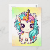 格言イースターラビットバニーイースターエッグ狩りガールボーイ ポストカード (正面/裏面)