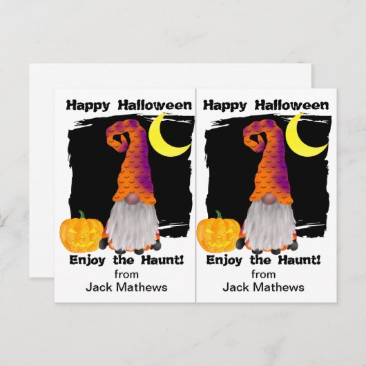 格言ウィザードスクールパーティーハロウィンカード ポストカード (正面/裏面)