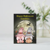 格言ウィッチズフルムーンハッピーハローウィン ポストカード (スタンド正面)