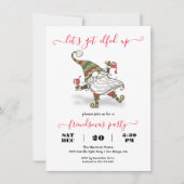 格言エルフェッドアップフレンドズクリスマスホリデーパーティー 招待状 (正面)