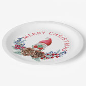 格言オンパインコーン ペーパープレート (アングル)