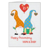 格言カスタム付き親の記念日 (正面)