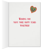 格言カスタム付き親の記念日 (内側 (右))