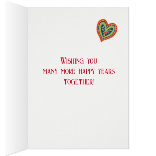 格言カスタム付き親の記念日 (内側 (右))