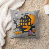 格言カップルジャックオランタン幽霊のよく出るズハウス クッション (ブランケット)