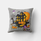格言カップルジャックオランタン幽霊のよく出るズハウス クッション (裏面)