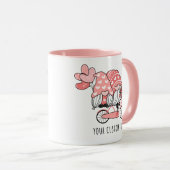 格言カップルパーソナライズされたバイクバレンタインデー マグカップ (正面右)